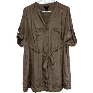 Lane Bryant Brown Tunic